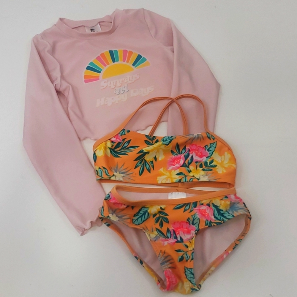 Art class 3 piece swim suit size 4/5
